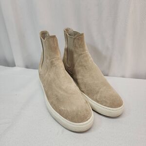 Vince Womens Size 9.5 Nira High-Top Pull On Water Repellent Sneakers Suede Comfo